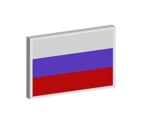 Premium Vector Russian Flag