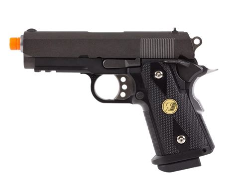 WE Baby Hi Capa 3 8 GBB Airsoft Pistol Black Airgun Depot