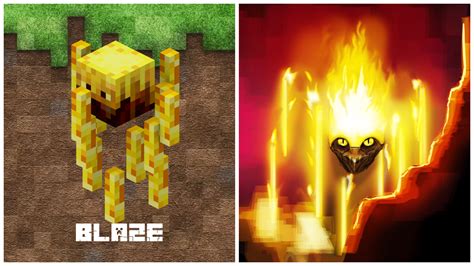 Minecraft Blaze In Real Life Characters Mobs Поделки Minecraft