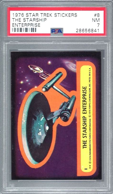 Ebay Auction Item 123745931016 Non Sport Cards 1976 Star Trek Stickers