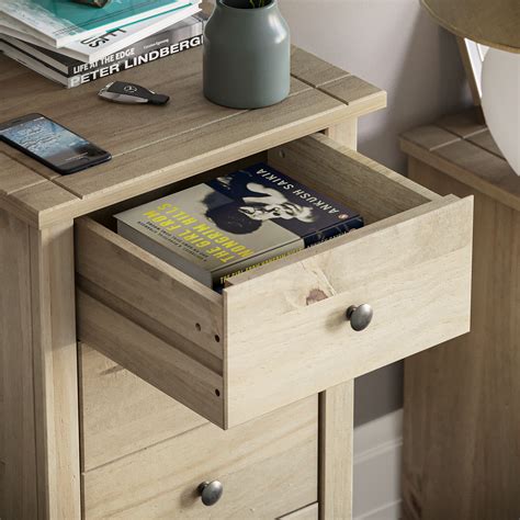 Panama 5 Drawer Narrow Chest Natural Wax Oak Solid Pine Bedroom Furniture Ebay