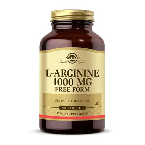 Solgar L-Arginine 1000 mg 90 Tablet | Dermoeczanem.com