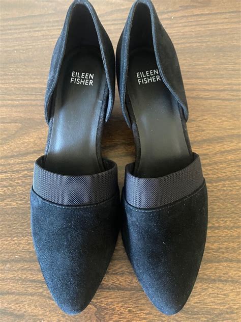 Eileen Fisher Hilly Wedge Suede D Orsay Pump Size Gem