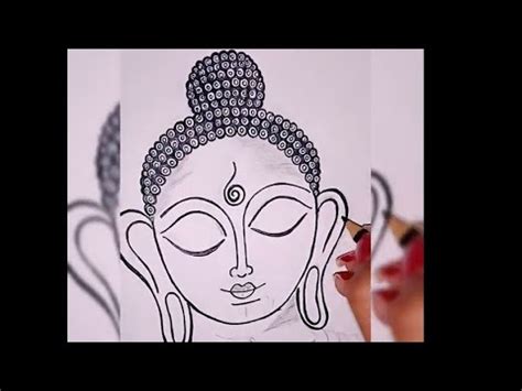 Gautam Buddha Easy Mandala Art Short Video Done By Shikha Arts