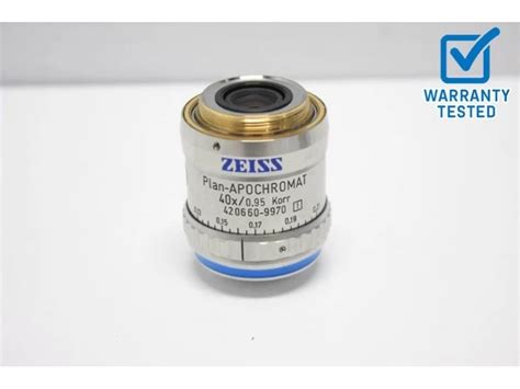 Zeiss Plan Apochromat 40x 0 95 Korr Microscope Objective 420660 9970