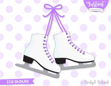 Ice Skates Clipart Ice Skating Clipart Ice Skating Party | Etsy