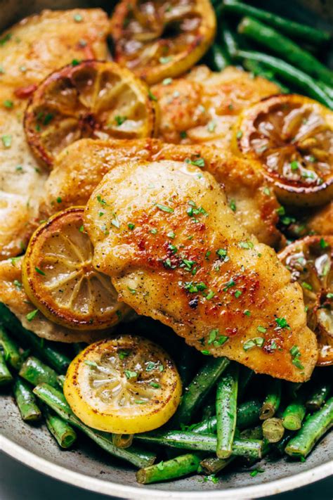 Honey Lemon Chicken With Green Beans Recipe Little Spice Jar