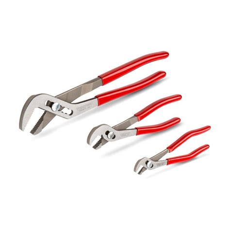 Husky High Leverage Long Nose Pliers Set 3 Piece 1006 The Home Depot