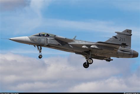 Swedish Air Force Saab Jas C Gripen Photo By Nikoli Sparkes