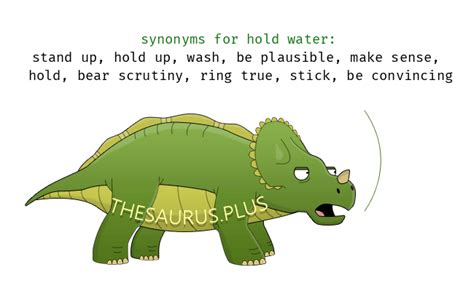 More 270 Hold water Synonyms. Similar words for Hold water.