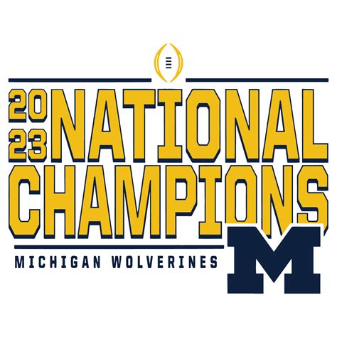 National Champions Michigan Wolverines Svg Inspire Uplift