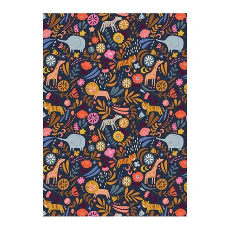 Velours Milleraie Dashwood Collection Meadow Safari Animaux D Afrique