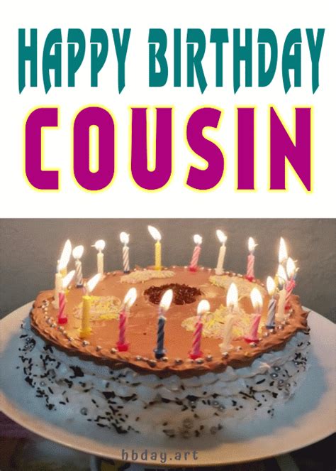 Happy Birthday Cousin Gif