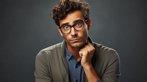 Premium Photo Young Doubtful Man Thinking Scratching Head