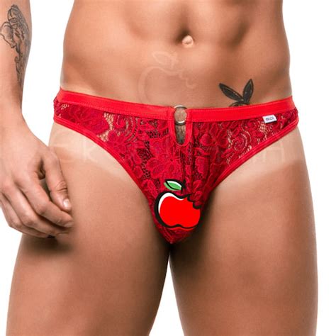 Cueca Calcinha Fio Dental Vermelha Sex Shop Erosmania