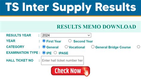 Ts Inter Supply Results Manabadi St Nd Year Intermediate