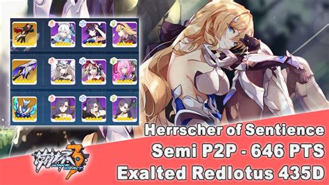 Honkai Impact 3 SEA Semi P2P Gear Exalted Redlotus 435D Herrscher