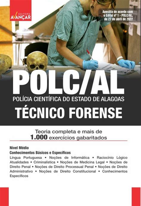 Polc Al Polícia Científica Do Estado De Alagoas Técnico Forense