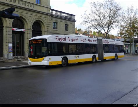 Vb Sh Hess Trolleybus Nr Unterwegs Auf Der Linie Bei Den