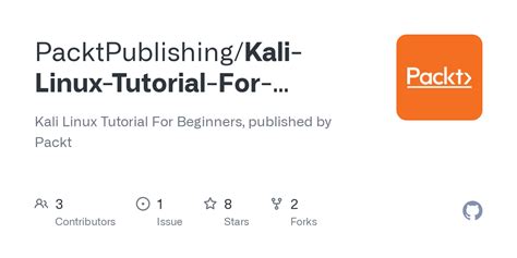 Github Packtpublishingkali Linux Tutorial For Beginners Kali Linux