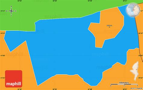 Political Simple Map of MUTARE Urban