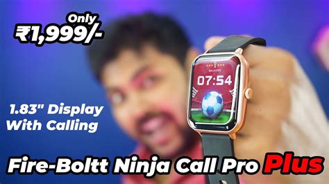 Fire Boltt Ninja Call Pro Plus Calling Smartwatch Unboxing Review Youtube