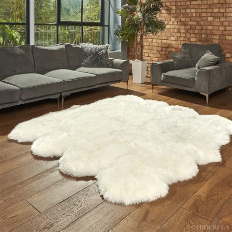 Sheepskin Rug Octo Ivory Hide Rugs