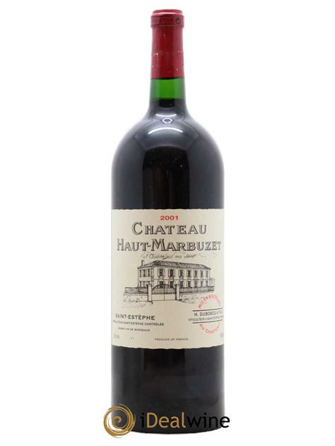 Acheter Château Haut Marbuzet 2001 lot 7858