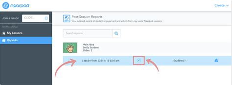 Student: Accessing Nearpod reports – Nearpod: Student Engagement Platform