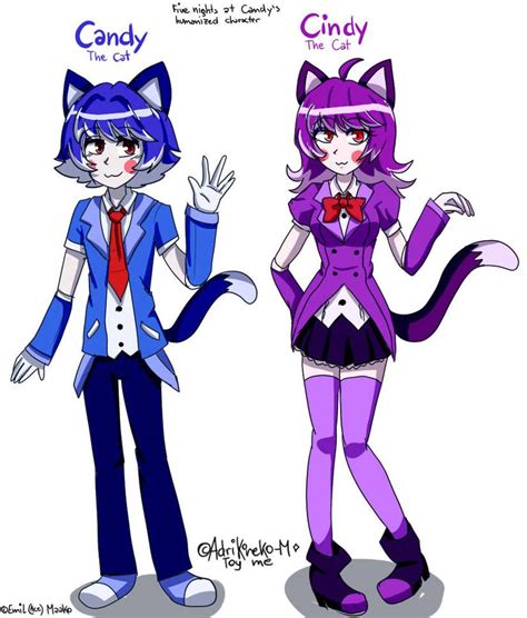 Cindy And Candy Design Human Fnac By Adrikoneko Mizuiro Deviantart