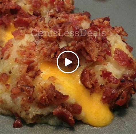 Loaded Mashed Potato Balls With Bacon Bits Recipe Recipes Bacon Bits