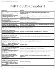 Study Stack MKT 6301 Chapter 1 Table Review Pdf Study Stack MKT