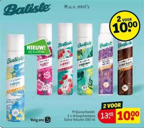 Droogshampoo Extra Volume Ml Promotie Bij Kruidvat