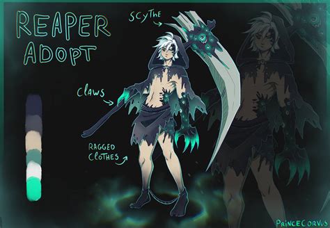 [closed] Reaper Adopt By Corvycroww On Deviantart