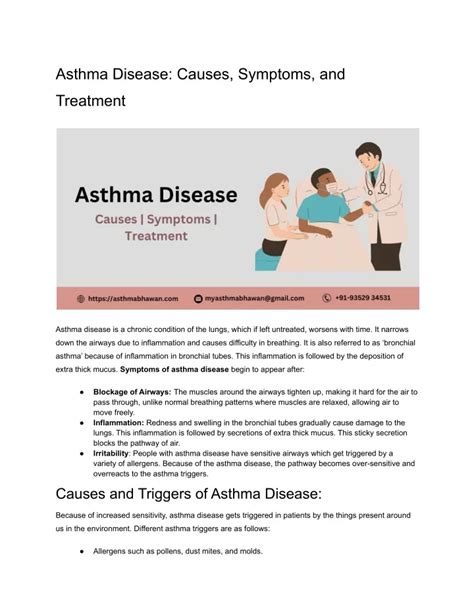 Ppt Asthma Disease Causes Symptoms And Asthma Treatment