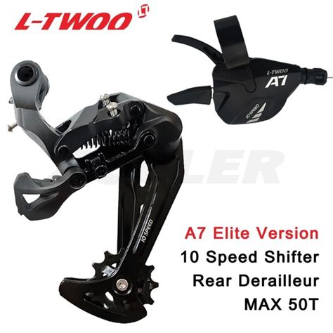 Ltwoo】 A7 Elite Version 10 Speed Trigger Shifter Rear Derailleur Rd 50t Groupset Compatible Sram