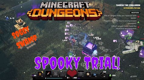 Minecraft Dungeons Daily Spooky Trial Halloween I Am Underpowered