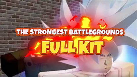 The Strongest Battlegrounds Full Kit Roblox Studio Youtube