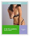 Brunette Lady In Elegant Lingerie Word Template Design ID 0000065387 SmileTemplates