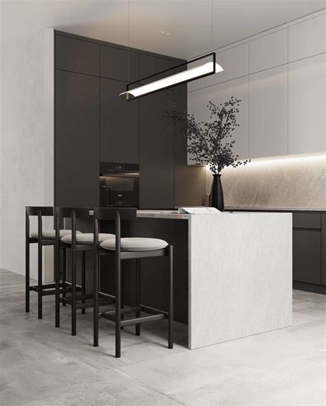 27 Beautiful Black And White Modern Kitchen Ideas