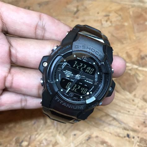 G Shock GS 300 Giez TITANIUM Fesyen Pria Jam Tangan Di Carousell