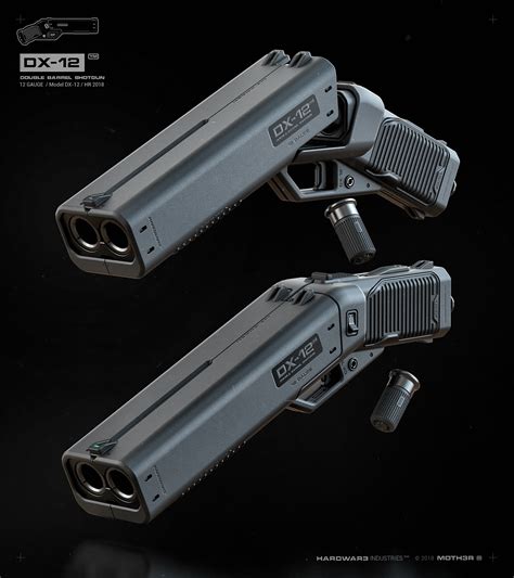 DX-12 Punisher: Glock-Styled Double-Barrel Shotgun Pistol - Guns in the ...