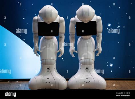 Illustration de Pepper éteint un robot humanoïde fabriqué par SoftBank