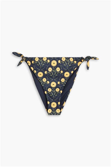 Agua By Agua Bendita Mimosa Floral Print High Rise Bikini Briefs The Outnet