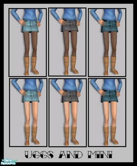 The Sims Resource Uggs And Mini Skirts