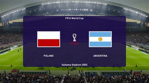 Poland Vs Argentina Fifa World Cup Qatar Efootball Gameplay Pc