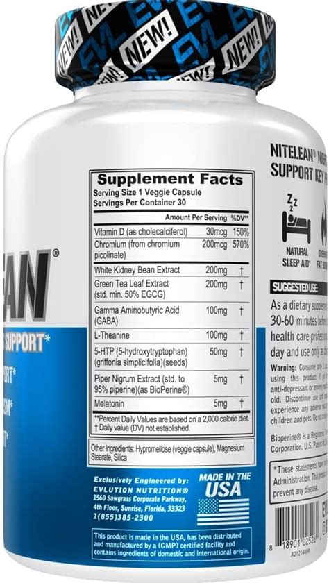 Evlution Nutrition Night Time Fat Burner Support Review One Stop Supplements