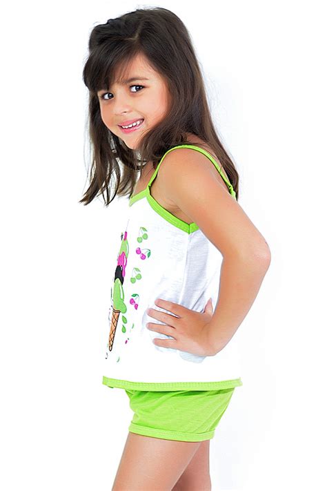 Babydoll Infantil Verde Ref Cez Pa Kaisan