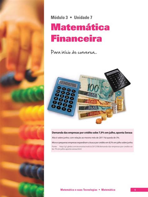 Pdf M Dulo Unidade Matem Tica Financeira Matem Tica E Suas