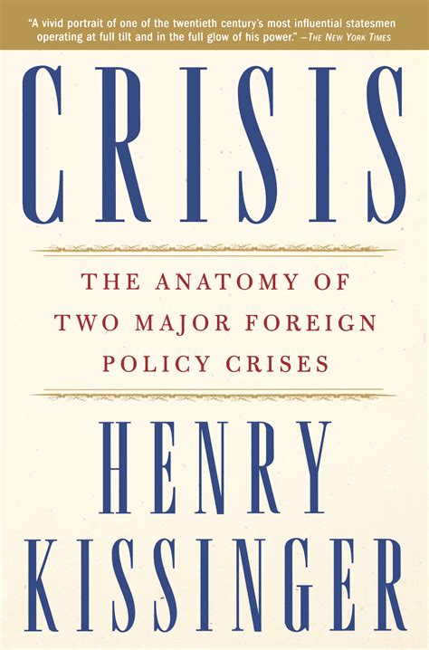 Crisis | Book by Henry Kissinger | Official Publisher Page | Simon ...